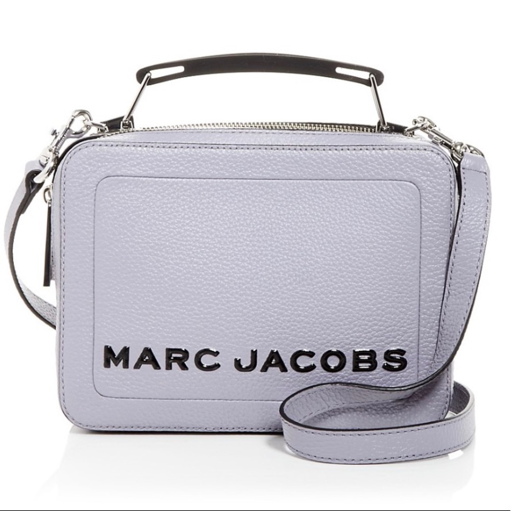 Marc Jacobs The Textured Logo Box Shoulder Bag